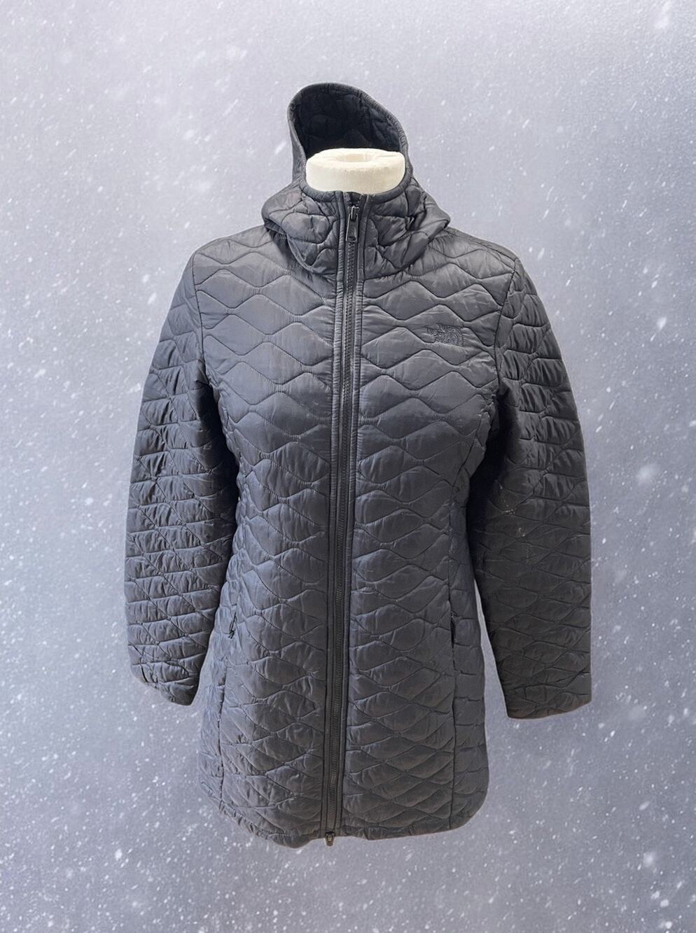 The North Face Thermoball Coat Women’s Size Small Petite Black Outdoor Jacket